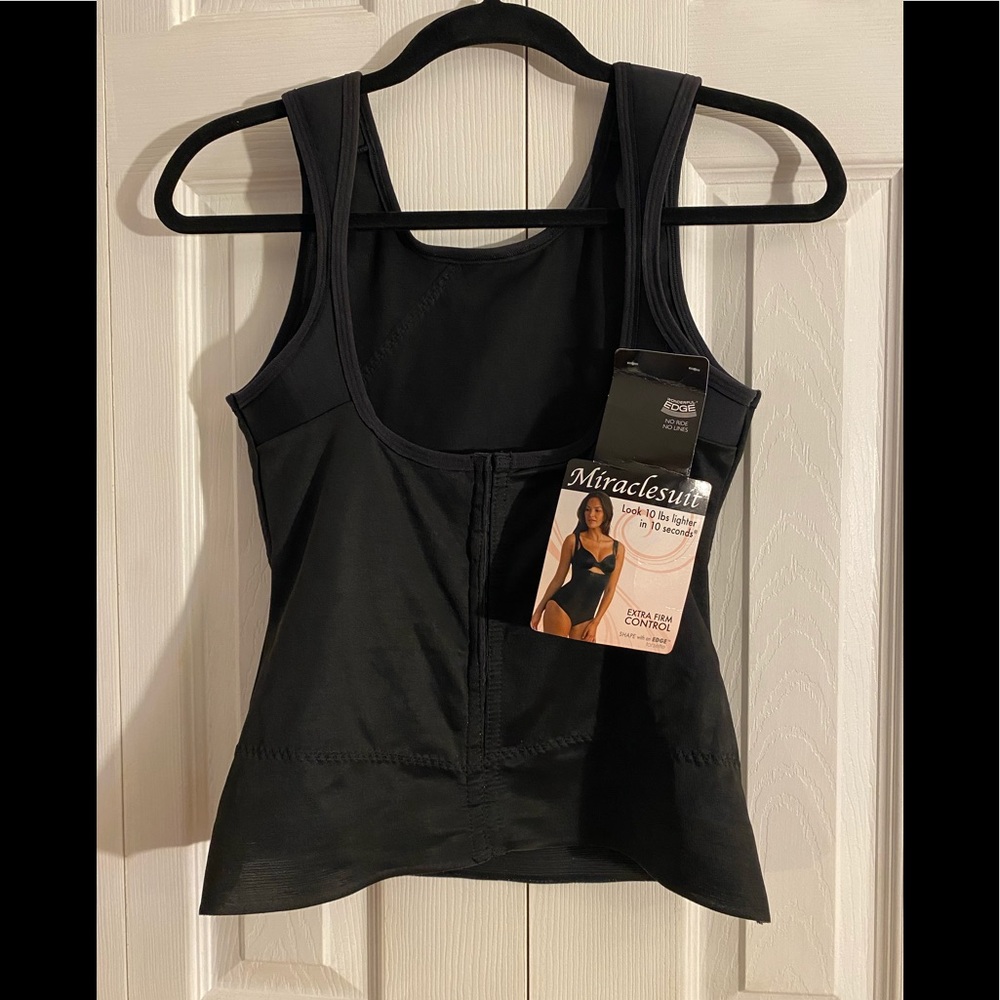 Miraclesuit black shapewear with corset 2X